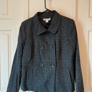 Pendleton Women's Charcoal wool and silk lady coat